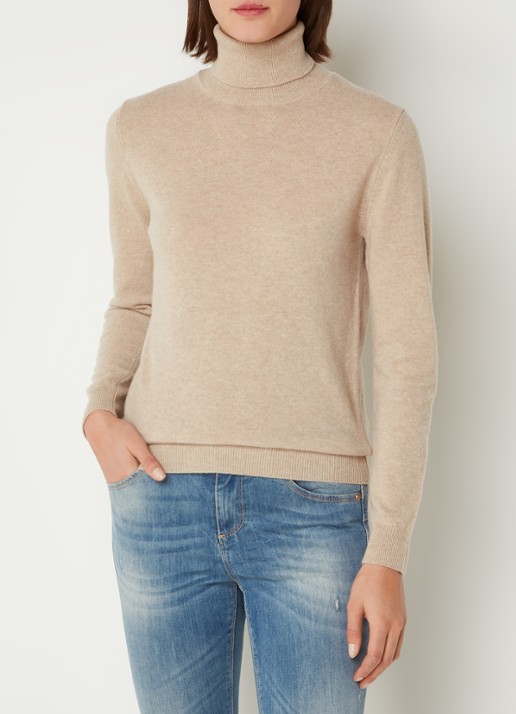 Benetton Fijngebreide coltrui van merino wol