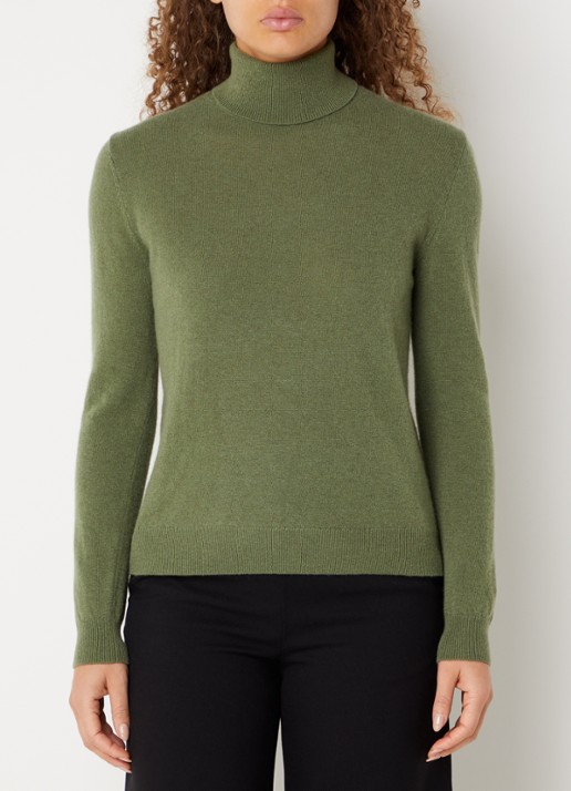 Benetton Fijngebreide coltrui van merino wol