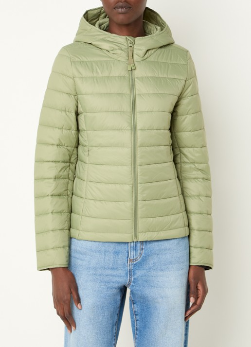 Benetton Gewatteerd jack met waterafstotende coating