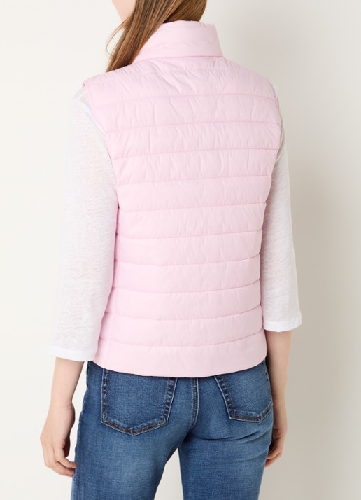 Benetton Gewatteerde bodywarmer met waterafstotende coating - achterkant 4 oudroze