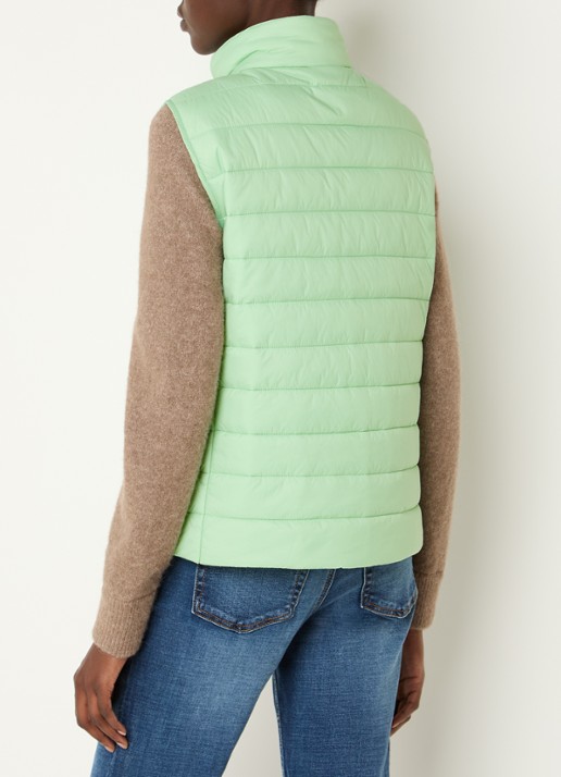 Benetton Gewatteerde bodywarmer met waterafstotende coating - achterkant 4 mint