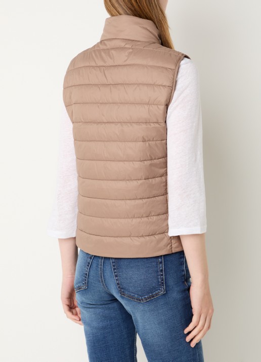 Benetton Gewatteerde bodywarmer met waterafstotende coating - achterkant 2 groen