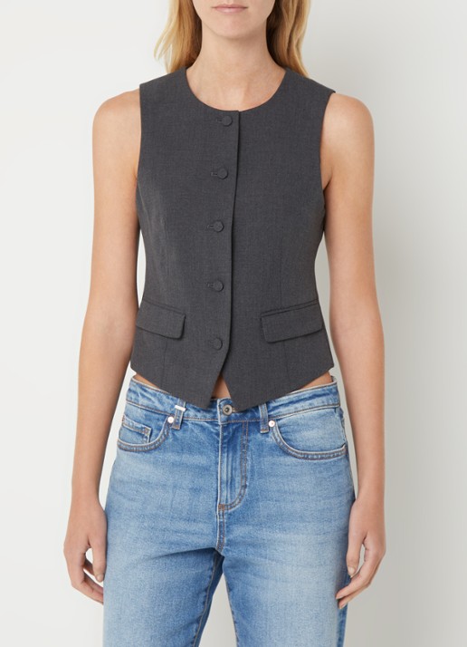 Benetton Gilet met ronde hals