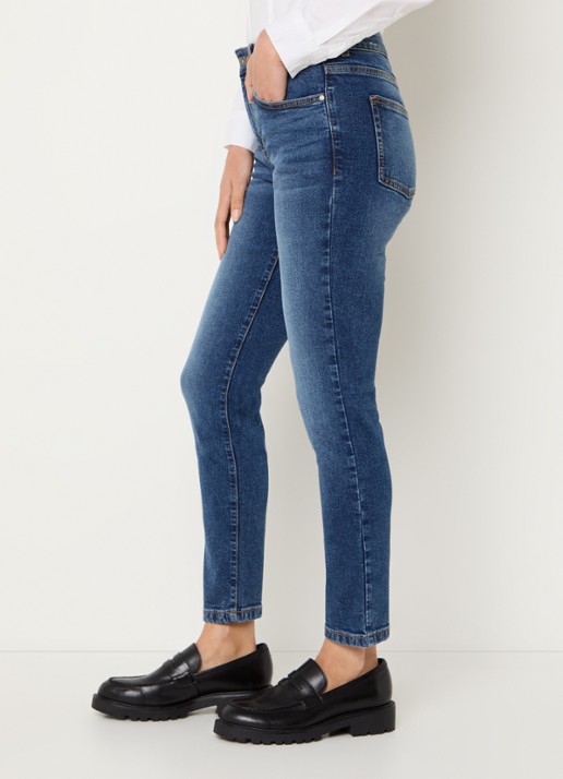 Benetton High waist skinny jeans in  katoenblend met steekzakken - detail 5 jeans