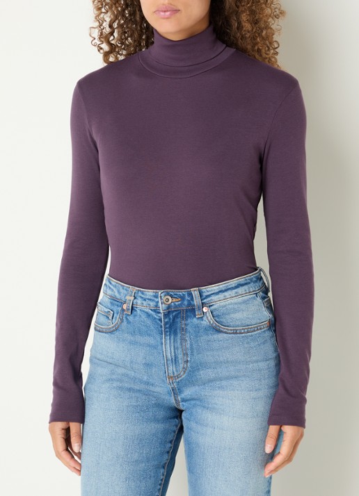 Benetton Longsleeve met col