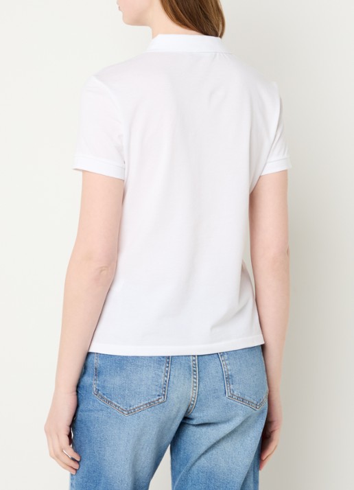 Benetton Polo met logo - achterkant wit