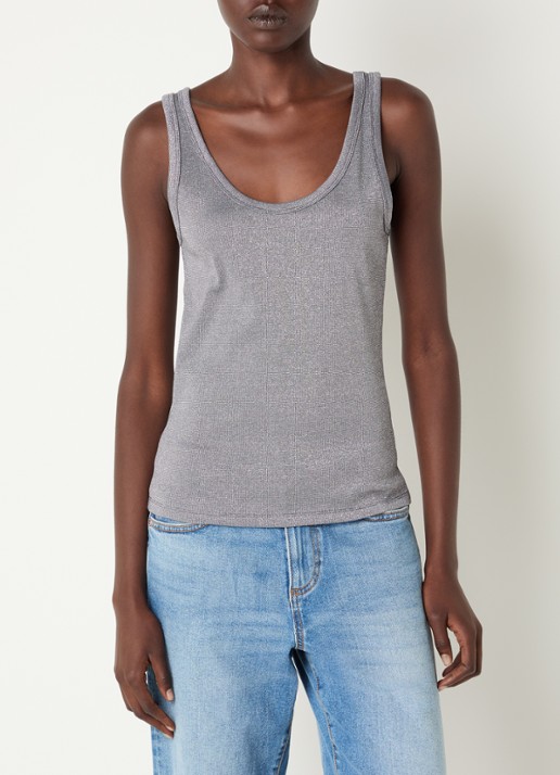 Benetton Tanktop met lurex