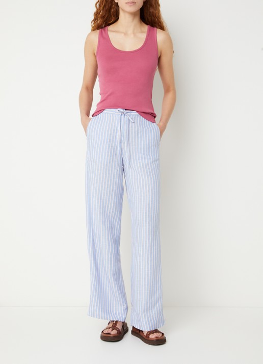 Benetton Tanktop met stretch - voorkant 2 donkerroze