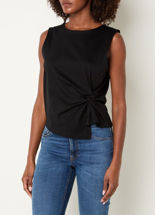 Benetton Top met knoopdetail