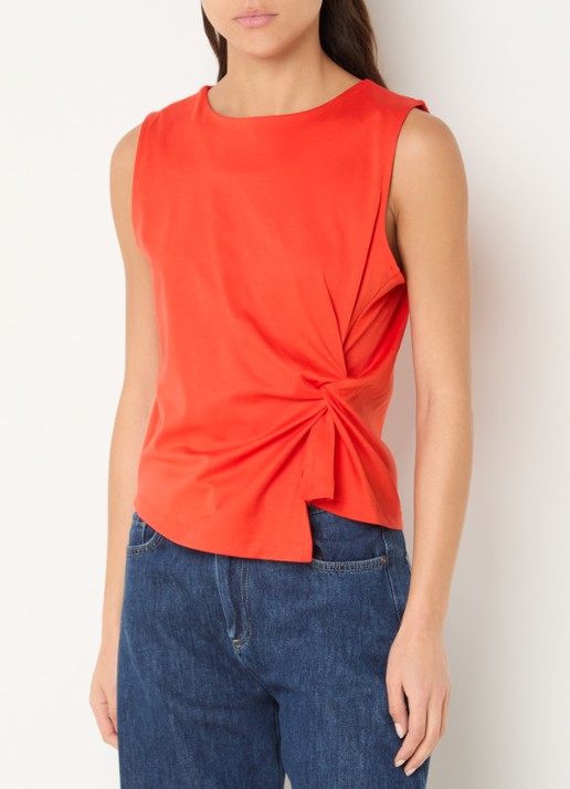 Benetton Top met knoopdetail