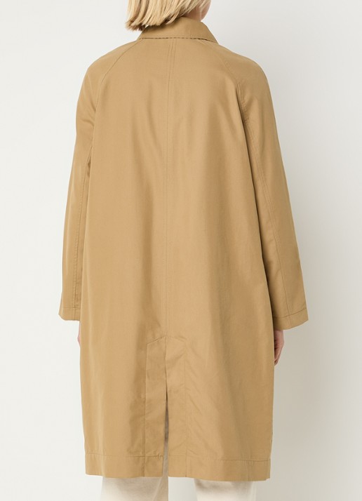 Benetton Trenchcoat met steekzakken - achterkant 5 camel