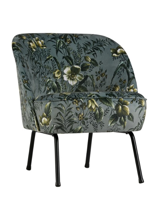 BePureHome Vogue fauteuil - voorkant grijs