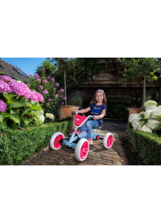 Berg Toys Buzzy Bloom skelter - voorkant 4 roze