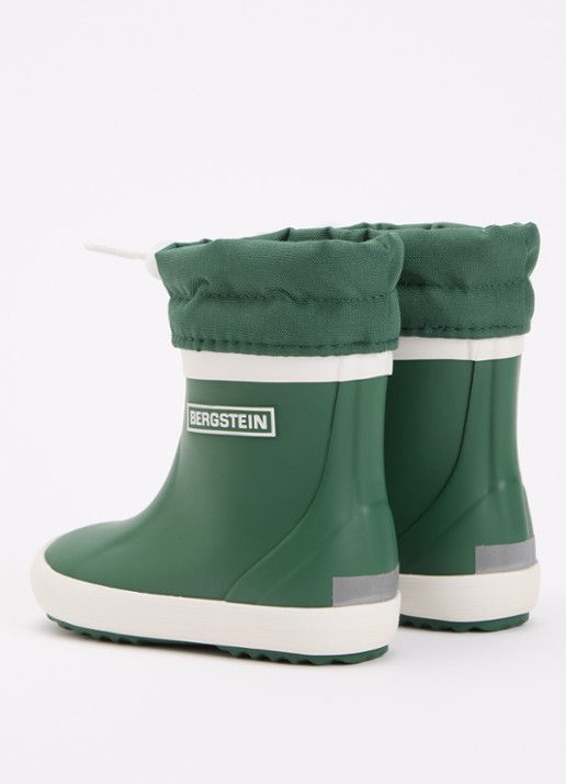 Bergstein Classic regenlaars met logo - achterkant groen