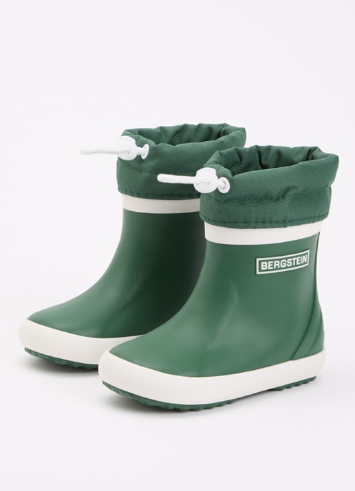 Bergstein Classic regenlaars met logo - voorkant 3 groen