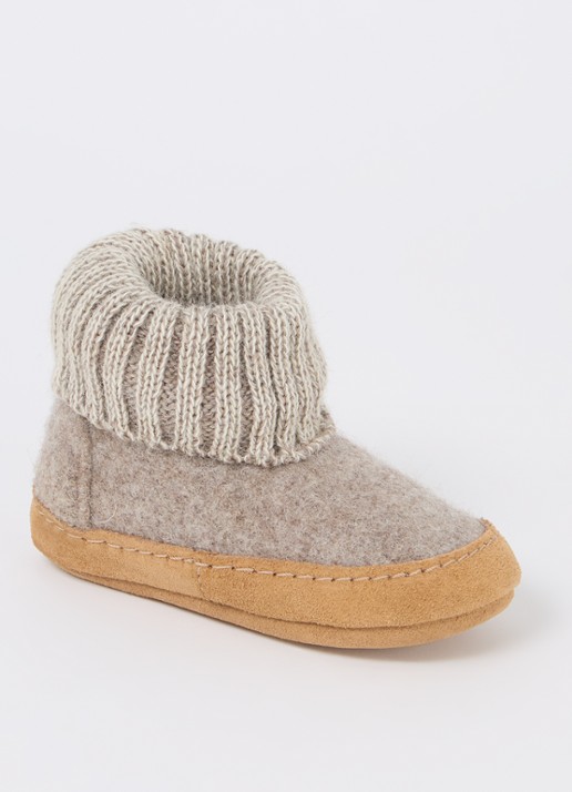 Bergstein Cozy Lux pantoffel van scheerwol