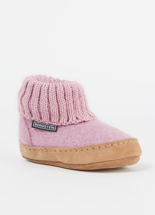 Bergstein Cozy Lux pantoffel van scheerwol