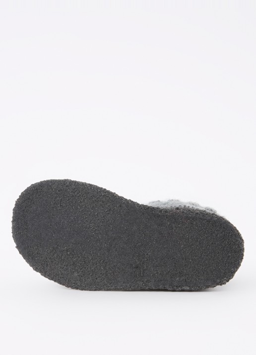 Bergstein Cozy pantoffel van wol - detail 3 grijs