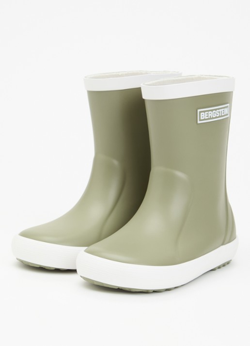 Bergstein Regenlaars met logo - voorkant 4 lichtgroen