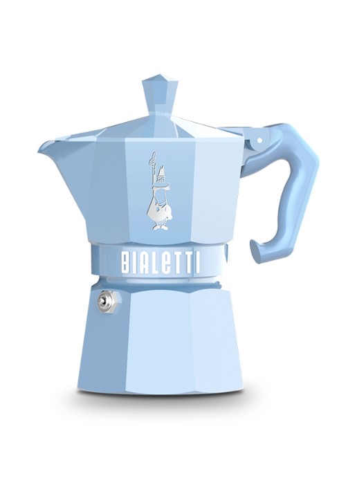 Bialetti Cafetière 350 ml - voorkant lichtblauw