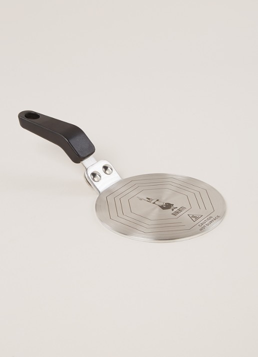 Bialetti Inductie adapter 13 cm - voorkant 2 zilver