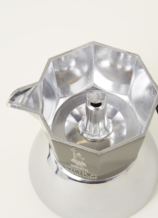 Bialetti Moka Inductie percolator 2-kops - detail 3 zwart