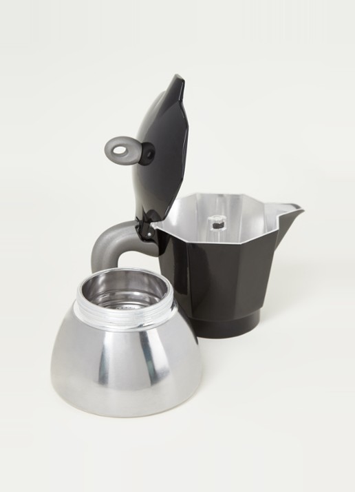 Bialetti Moka Inductie percolator 6-kops - detail 3 zwart