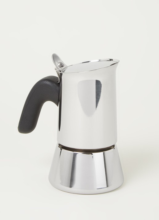 Bialetti Venus espresso koffiemaker 85 ml - detail zilver
