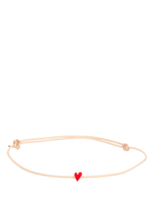 Bibi Camille Armband met bedel - voorkant 3 rood