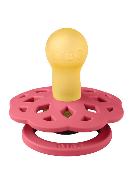 BIBS Boheme fopspeen in 2-pack  - detail donkerroze