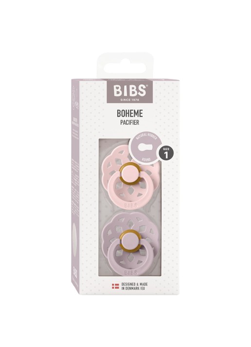 BIBS Boheme speen in 2-pack - detail 6 lichtpaars