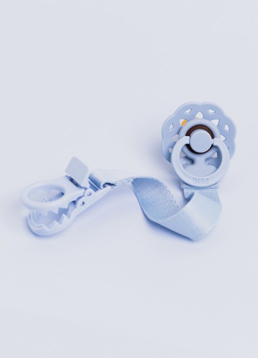 BIBS Clip speenkoord - voorkant 7 blauw
