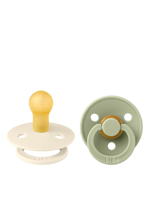 BIBS Colour speen in 2-pack - voorkant 7 ivoor