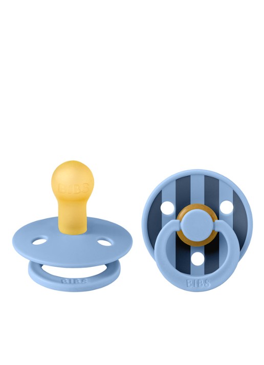 BIBS Fopspeen in 2-pack - voorkant 5 lichtblauw