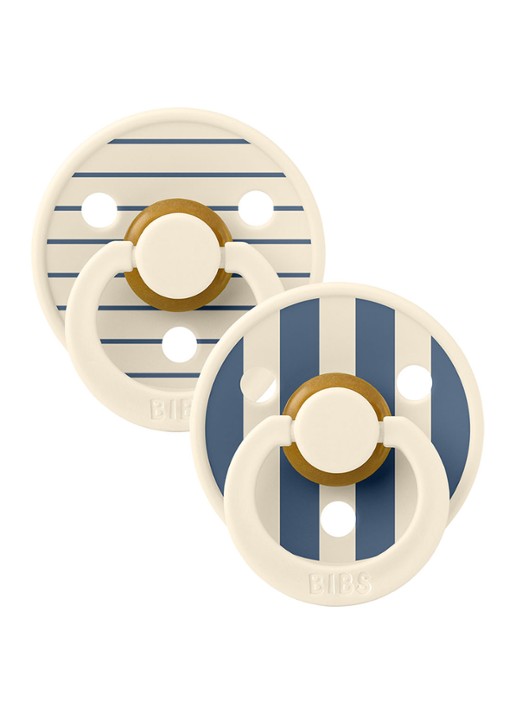 BIBS Fopspeen in 2-pack - voorkant donkerblauw