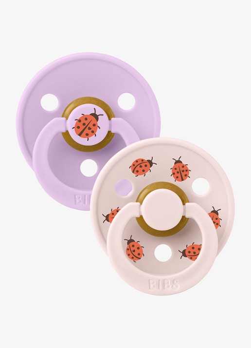 BIBS Fopspeen in 2-pack - voorkant 3 multicolor