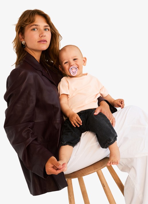 BIBS Polka fopspeen in 2-pack - voorkant 7 multicolor