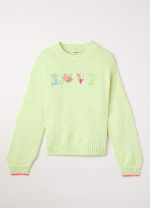 Billieblush Fijngebreide trui in wolblend met lurex