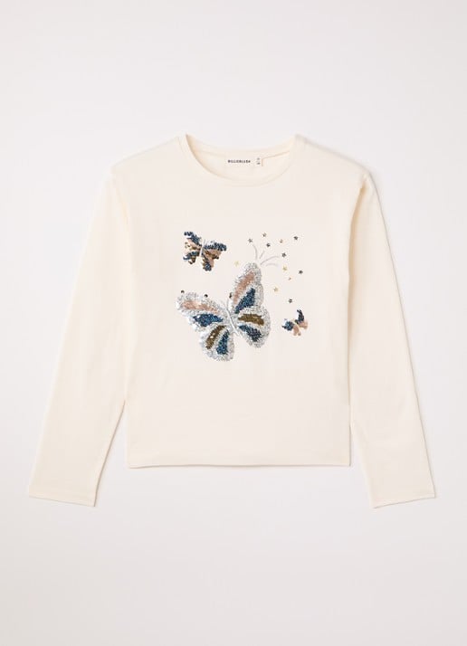 Billieblush Longsleeve met pailletten