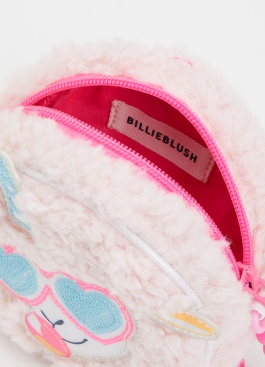 Billieblush Schoudertas van imitatiebont met pailletten - detail 2 roze