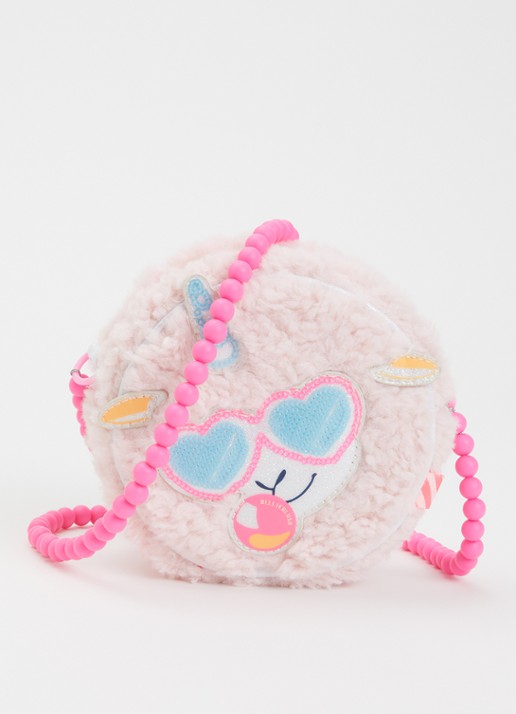 Billieblush Schoudertas van imitatiebont met pailletten