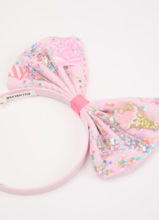 Billieblush Strik haarband met applicatie  - detail 2 roze
