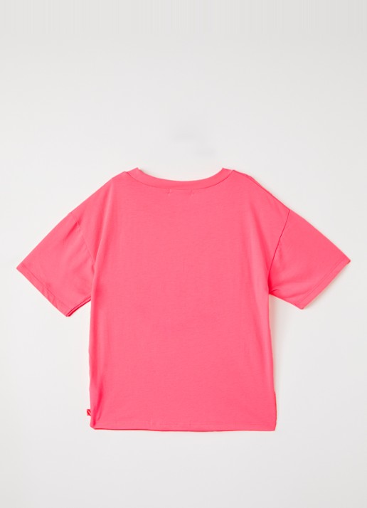 Billieblush T-shirt met print  - voorkant 2 roze