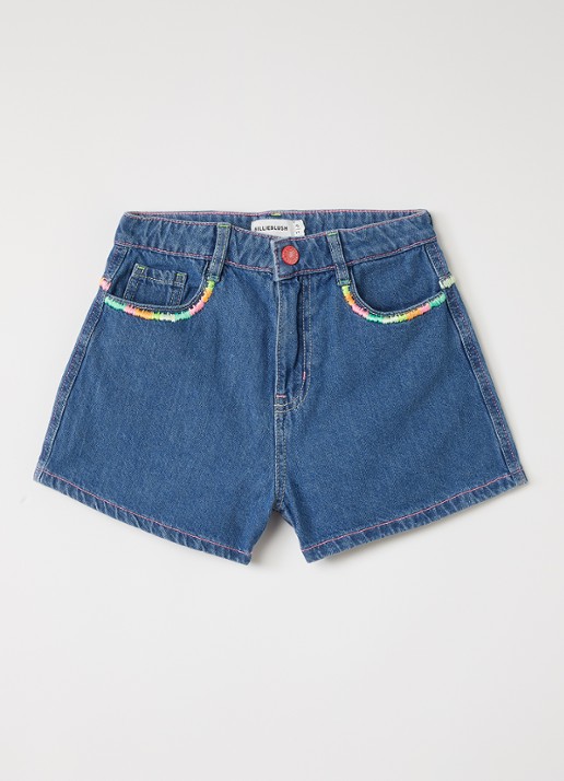 Billieblush Wide leg korte broek van denim