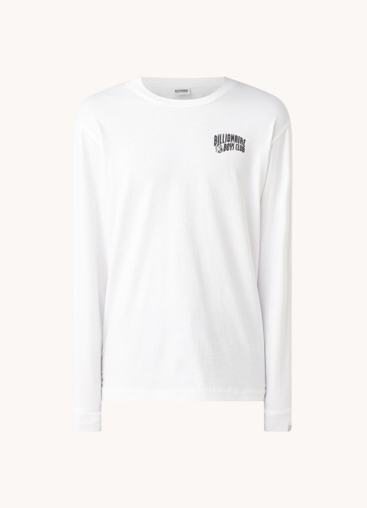 Billionaire Boys Club Arch longsleeve met logoprint - voorkant 3 wit