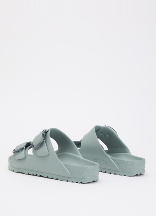 Birkenstock Arizona Big Buckle sandaal - achterkant 2 lichtgroen