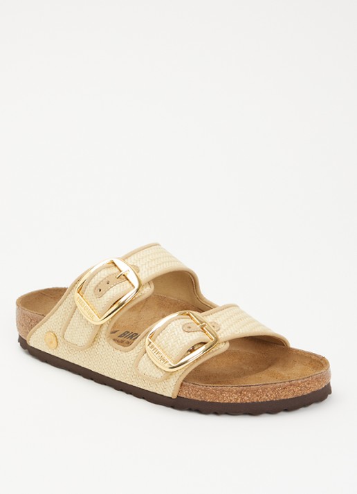 Birkenstock Arizona Big Buckle slipper van raffia