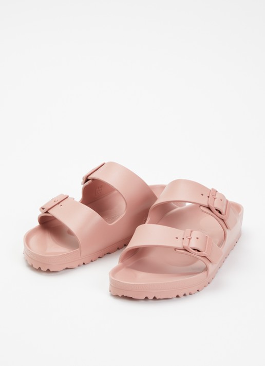 Birkenstock Arizona EVA slipper met gespdetail  - detail 3 oudroze