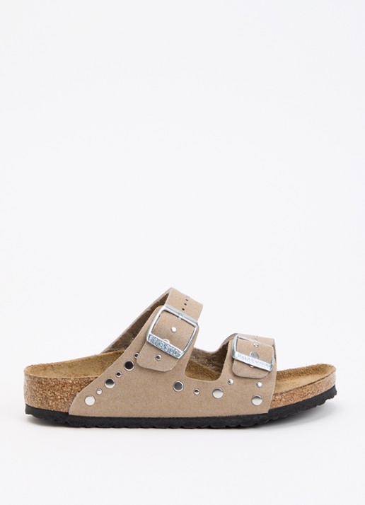 Birkenstock Arizona Rivet sandaal van suède