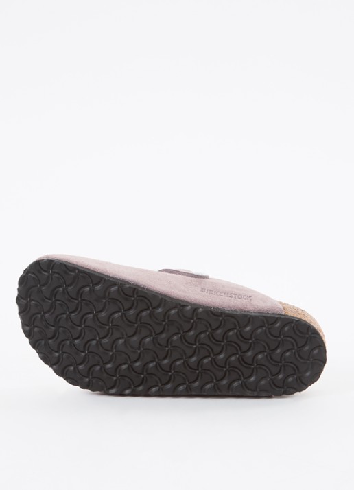 Birkenstock Bosten instapper van suède  - detail 3 oudroze